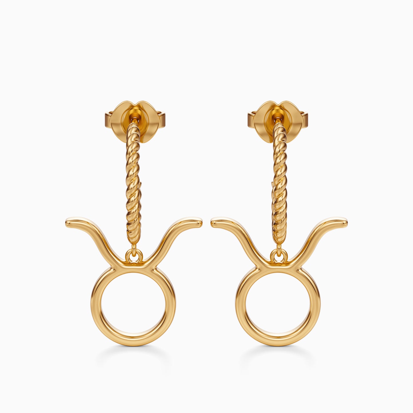 Large Taurus Dangle Earrings