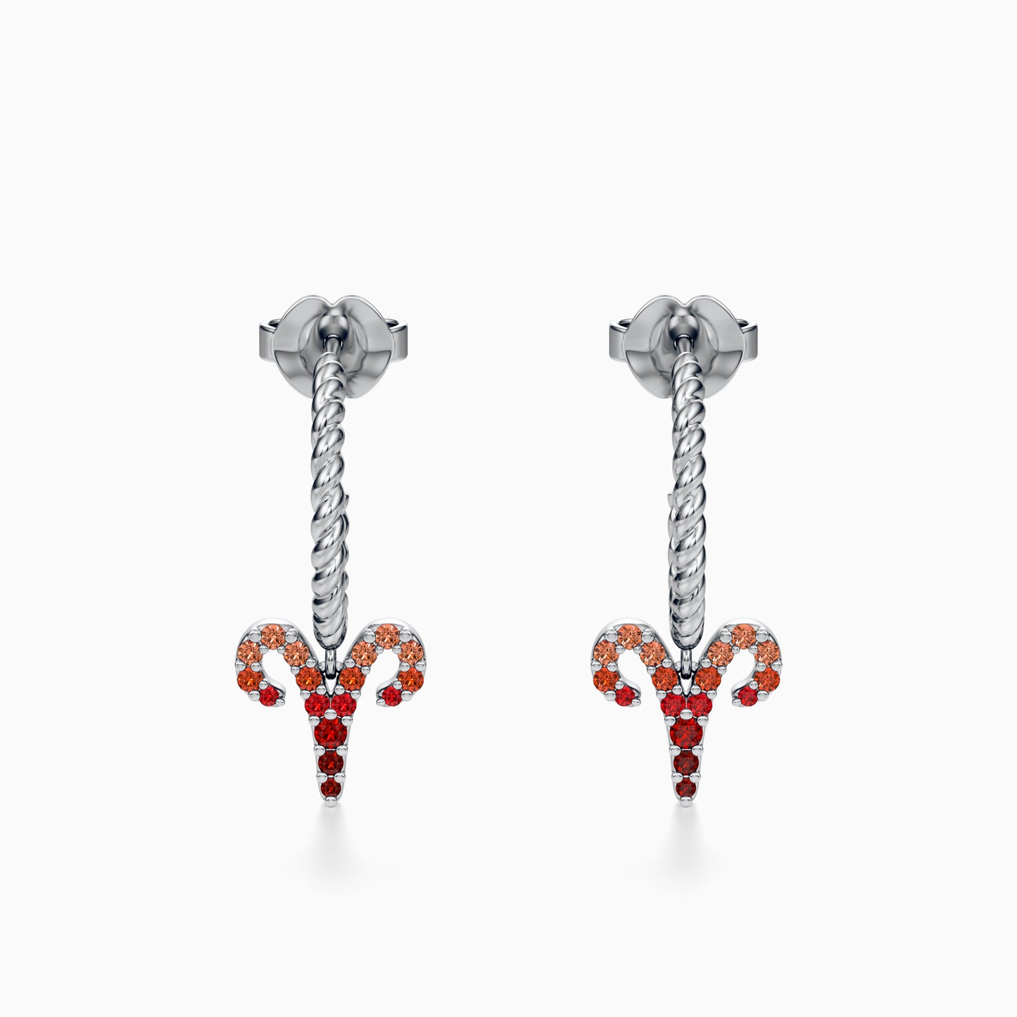 Sapphire Aries Dangle Earrings