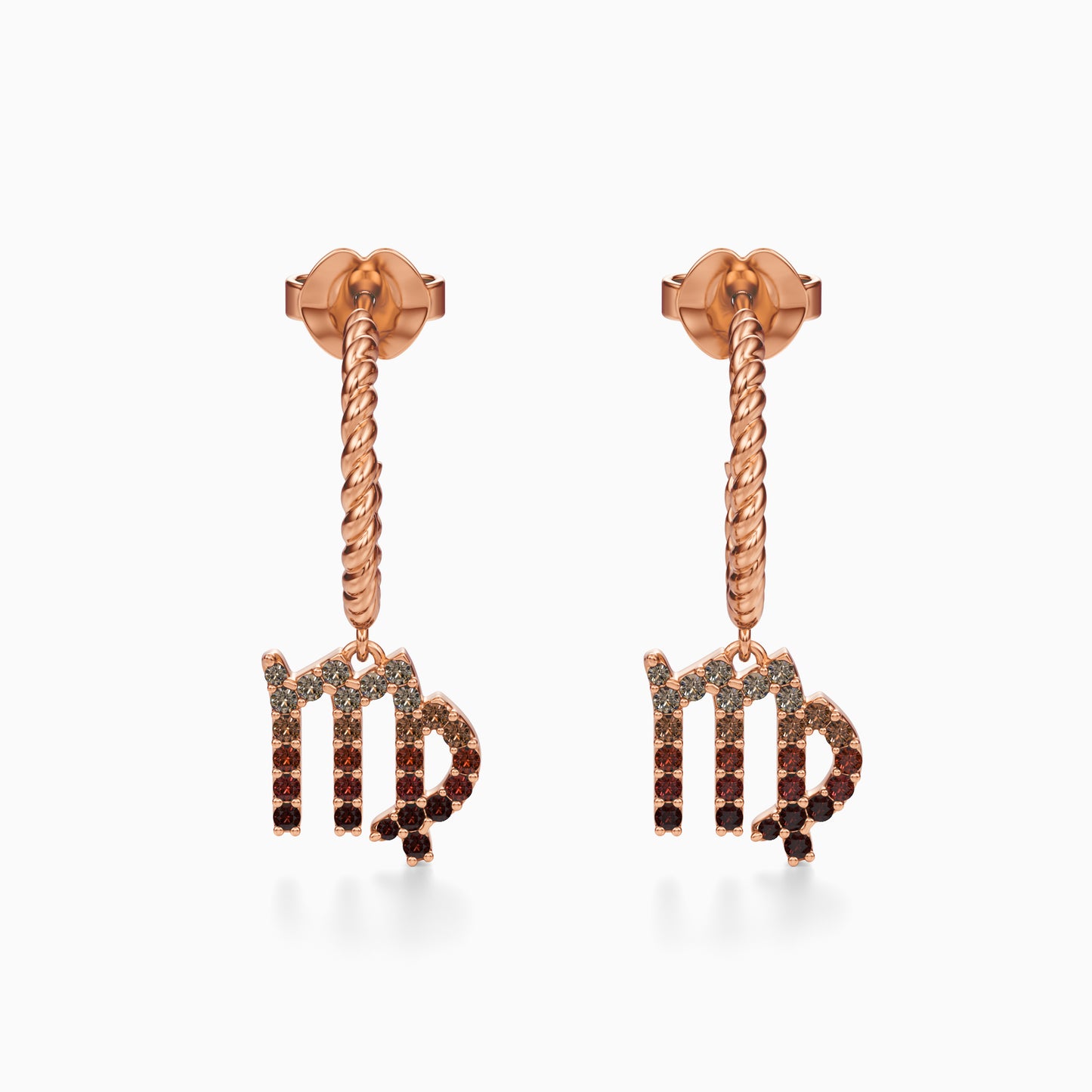 Sapphire Virgo Dangle Earrings