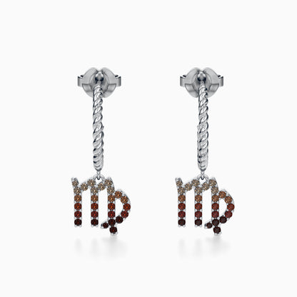 Sapphire Virgo Dangle Earrings