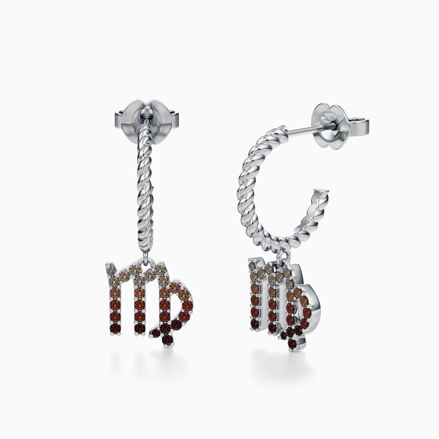 Sapphire Virgo Dangle Earrings