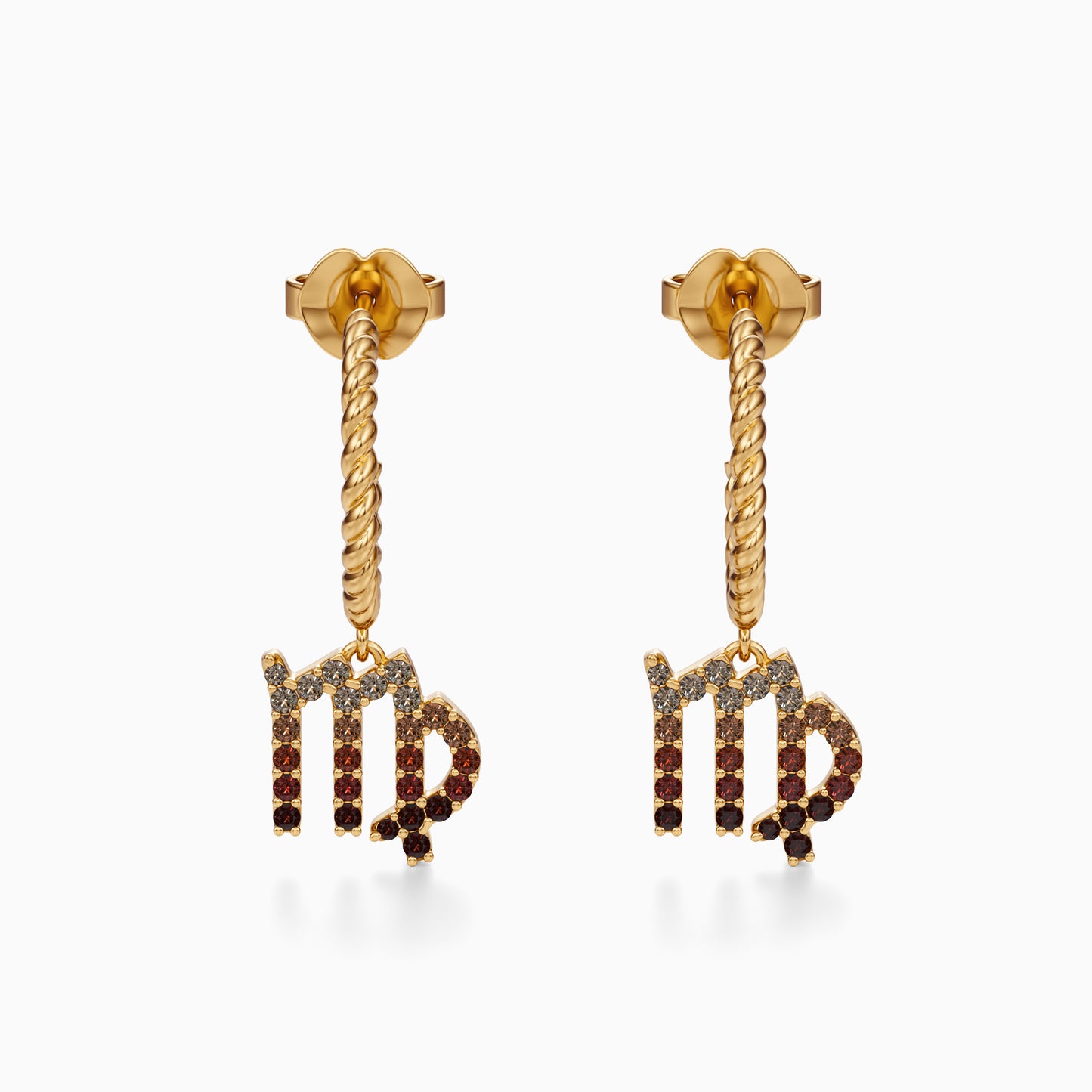 Sapphire Virgo Dangle Earrings