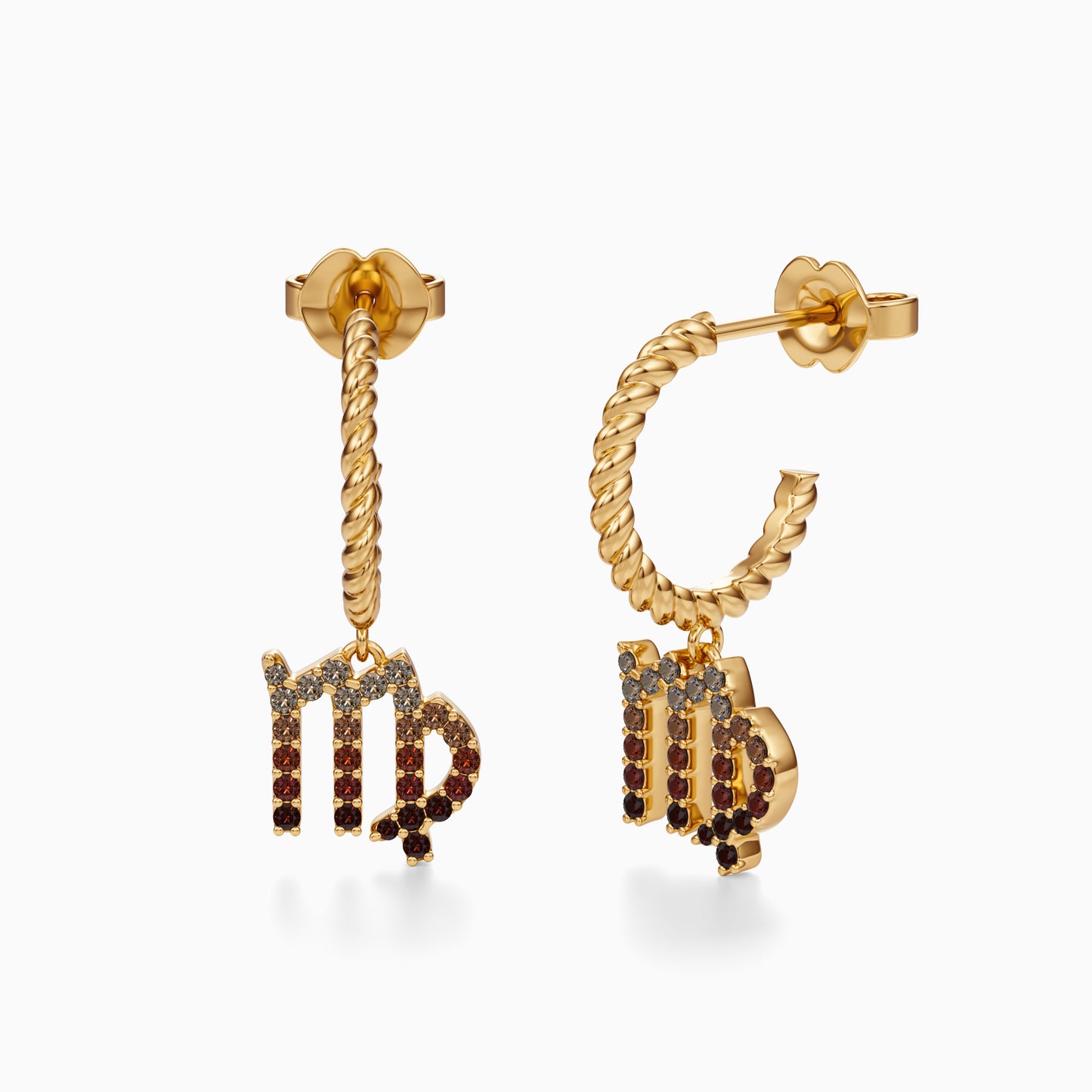 Sapphire Virgo Dangle Earrings