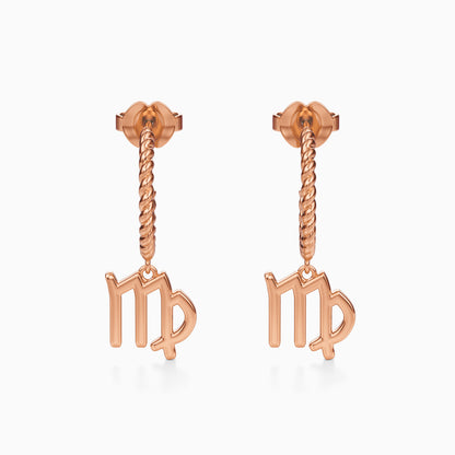 Virgo Dangle Earrings