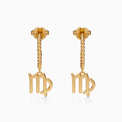 Virgo Dangle Earrings