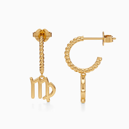 Virgo Dangle Earrings