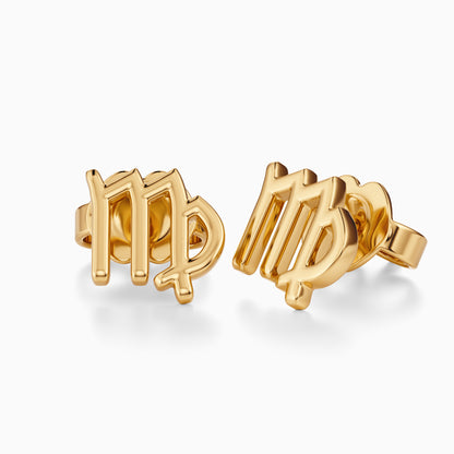 Virgo Stud Earrings