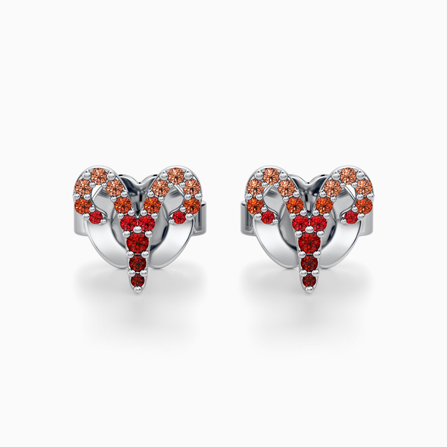 Sapphire Aries Stud Earrings