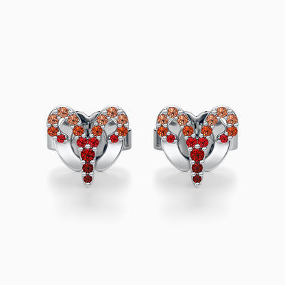 Sapphire Aries Stud Earrings