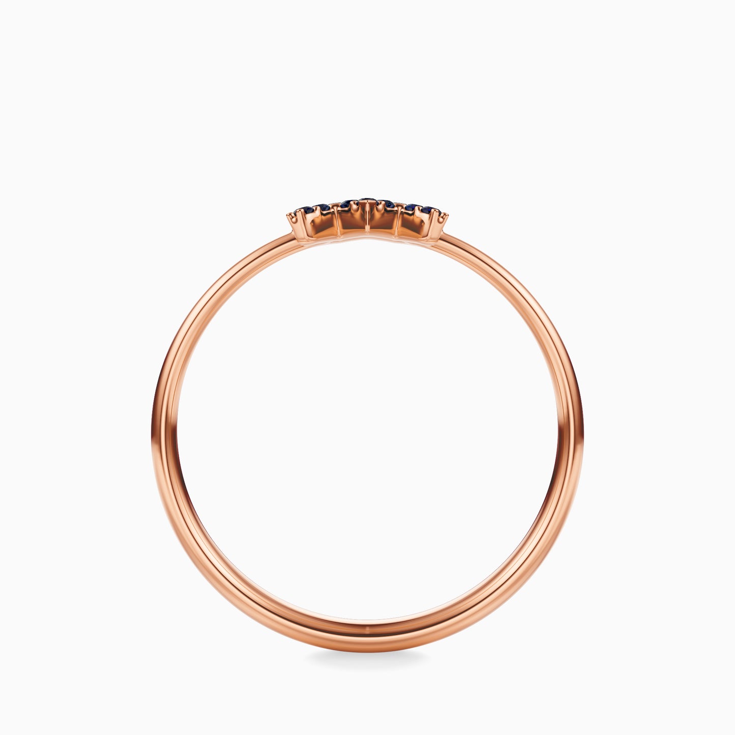Sapphire Aquarius Ring