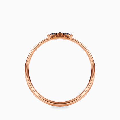 Sapphire Aquarius Ring