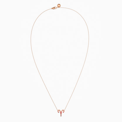 Large Sapphire Aries Necklace