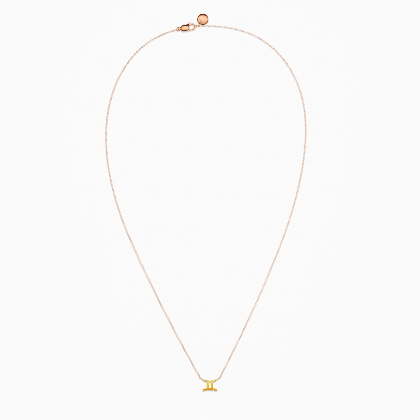 Sapphire Gemini Necklace