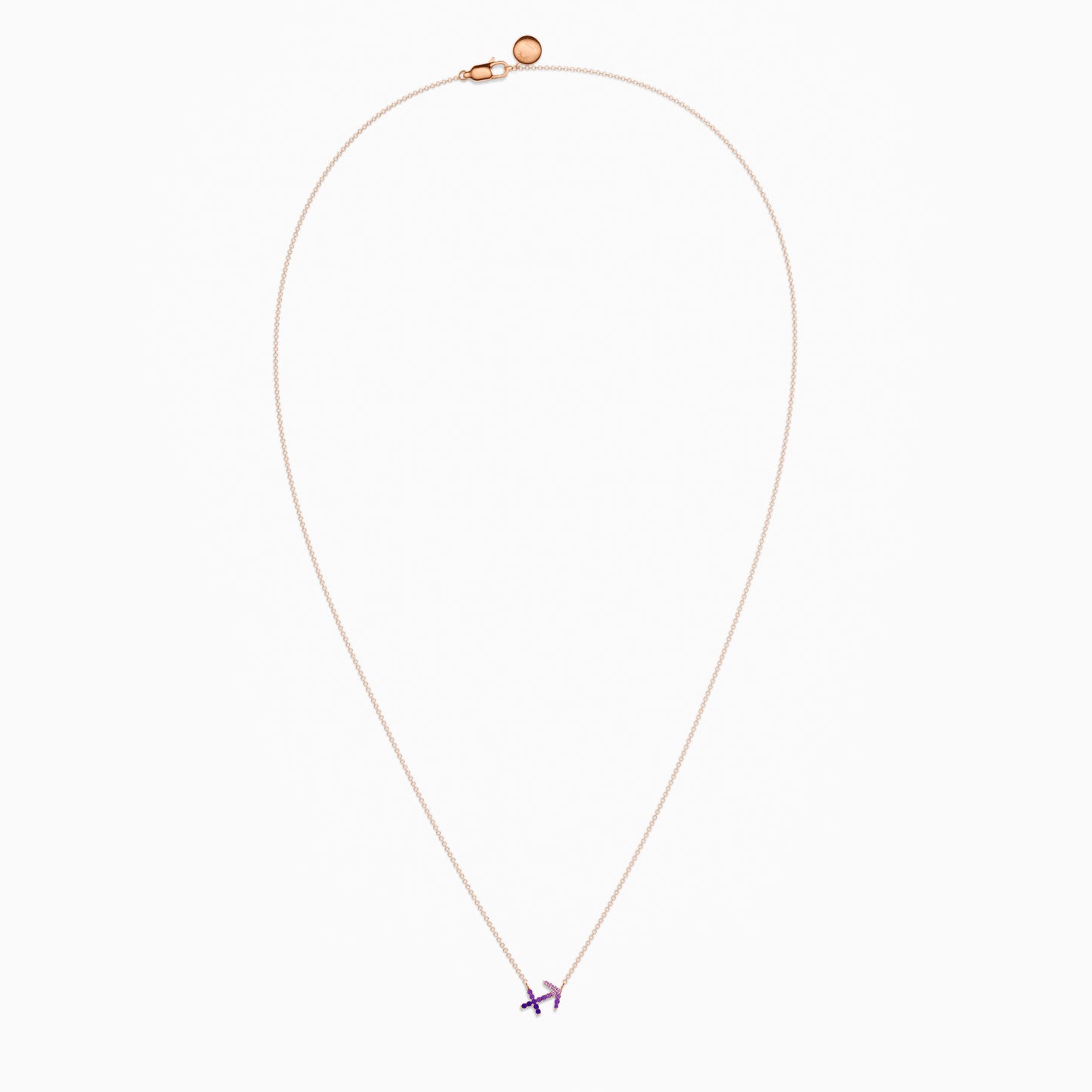Sapphire Sagittarius Necklace