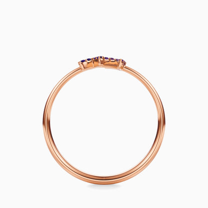 Sapphire Sagittarius Ring