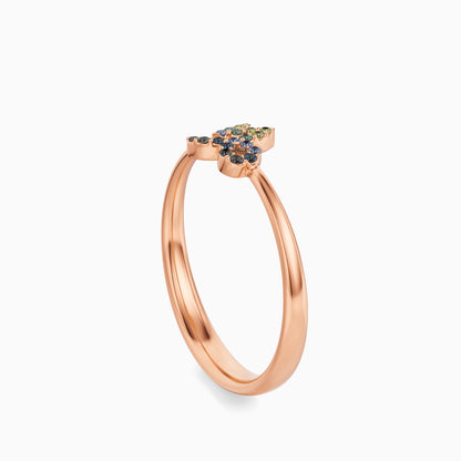 Sapphire Capricorn Ring
