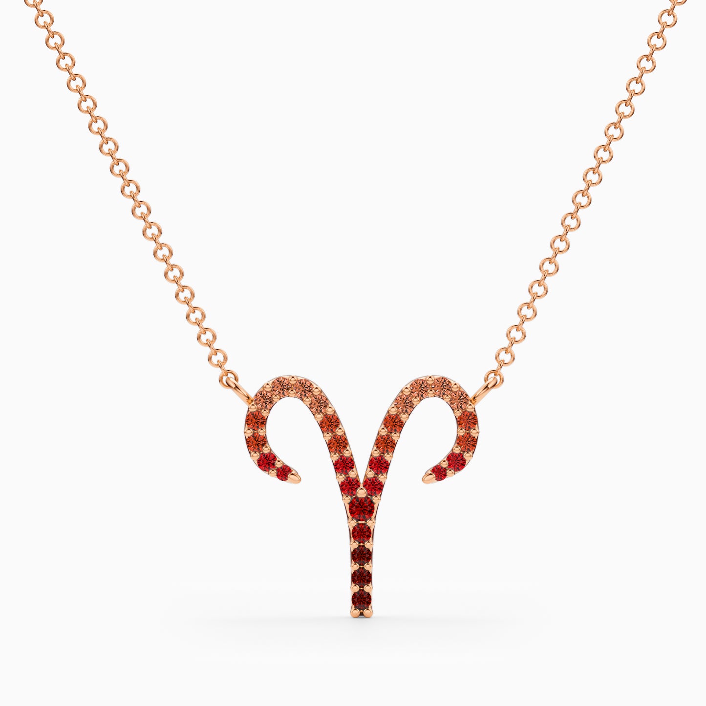 Large Sapphire Aries Necklace