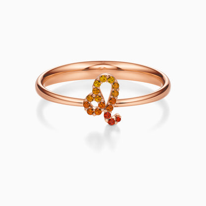 Sapphire Leo Ring