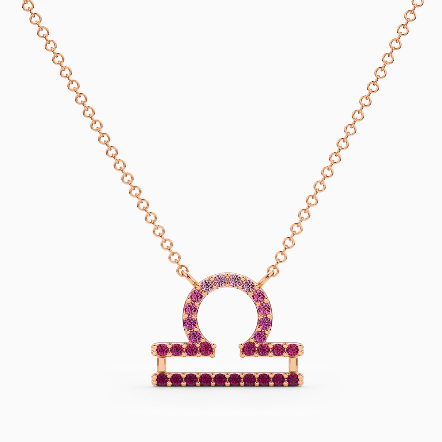 Large Sapphire Libra Necklace