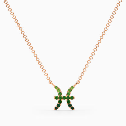 Sapphire Pisces Necklace