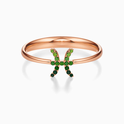 Sapphire Pisces Ring