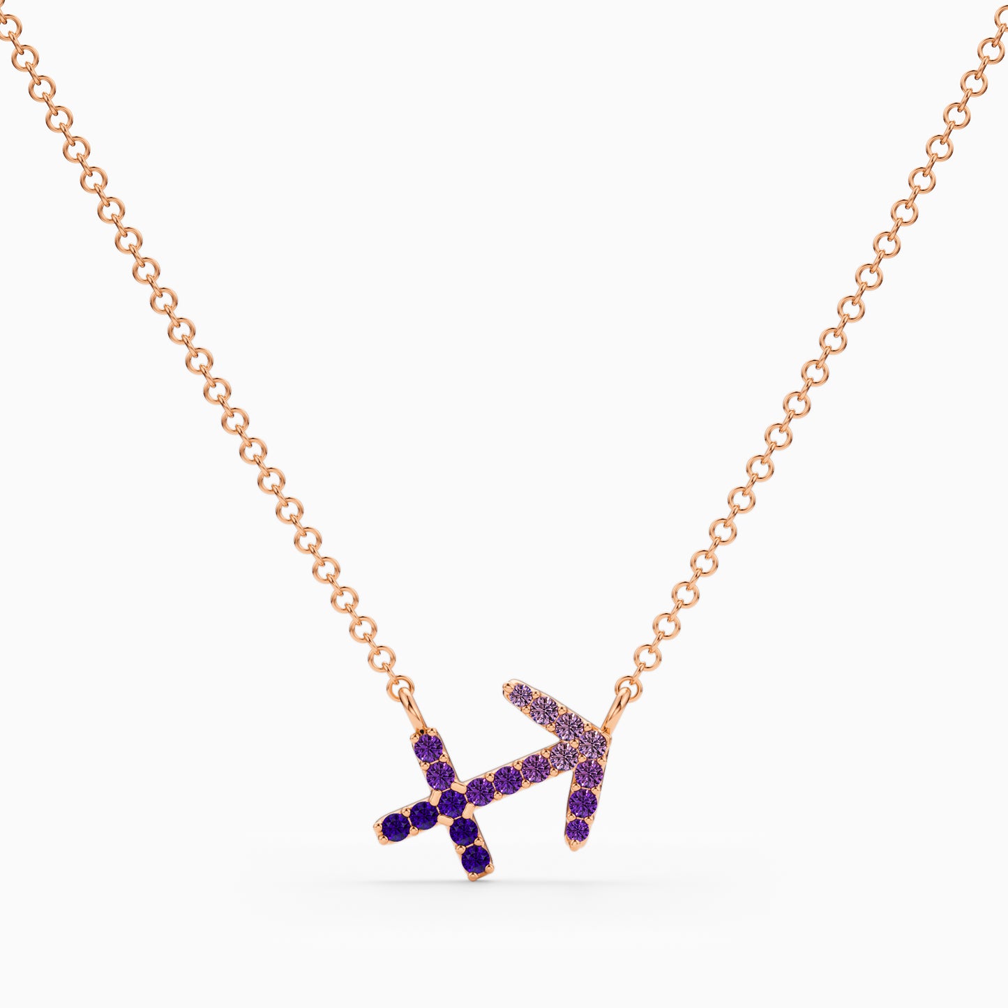 Sapphire Sagittarius Necklace