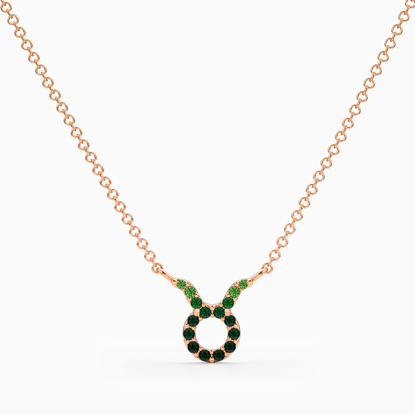 Sapphire Taurus Necklace