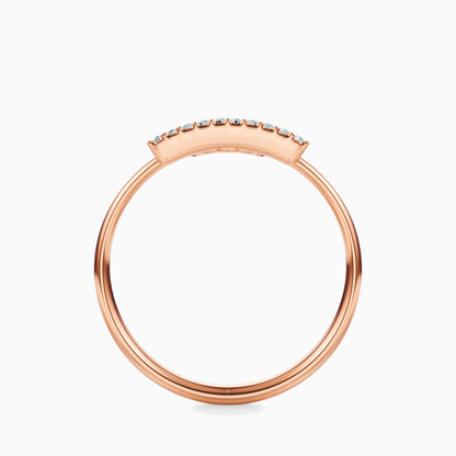 Large Diamond Libra Ring