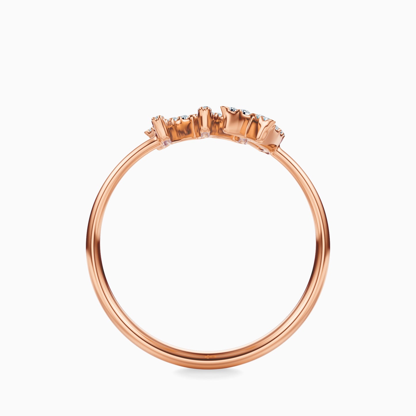 Large Diamond Virgo Ring