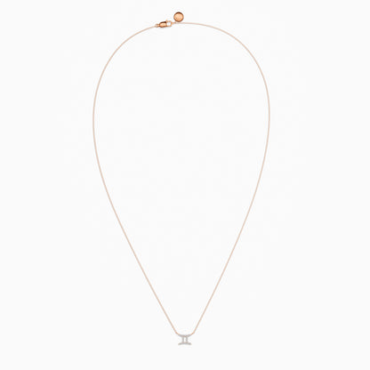 Diamond Gemini Necklace