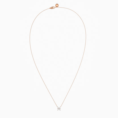 Diamond Pisces Necklace