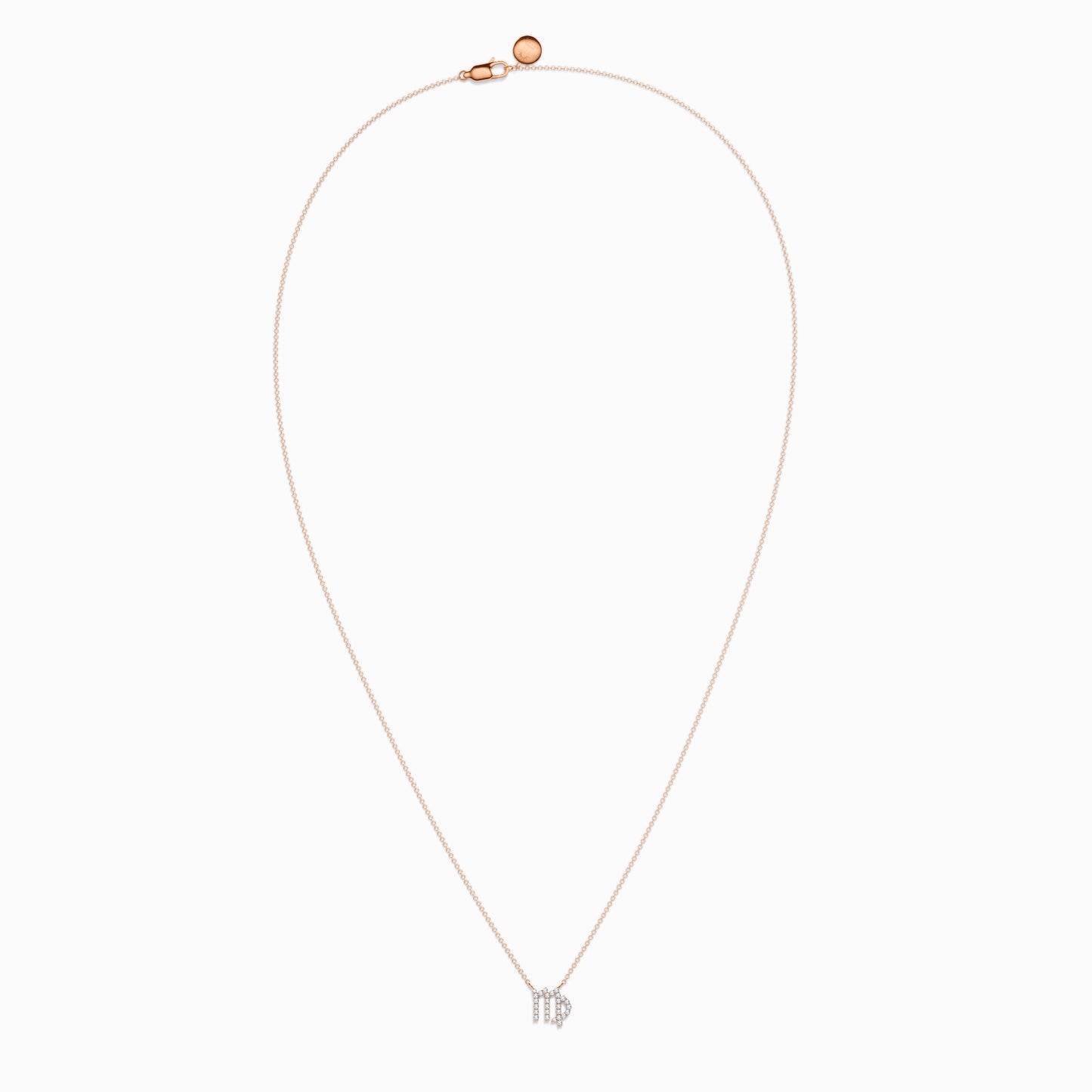 Diamond Virgo Necklace