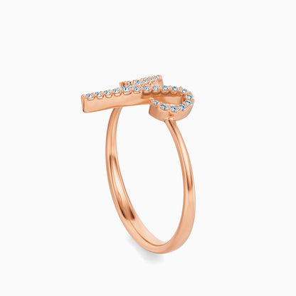 Large Diamond Aries Ring