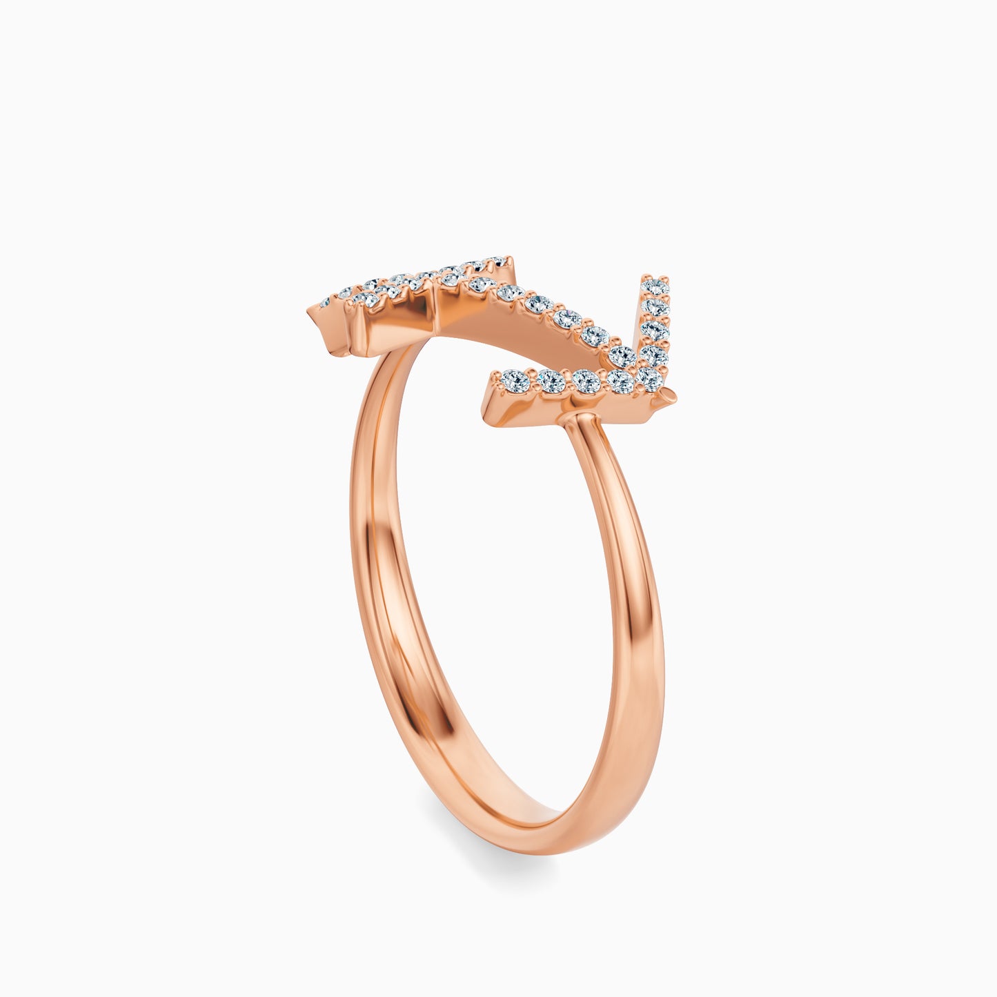 Large Diamond Sagittarius Ring