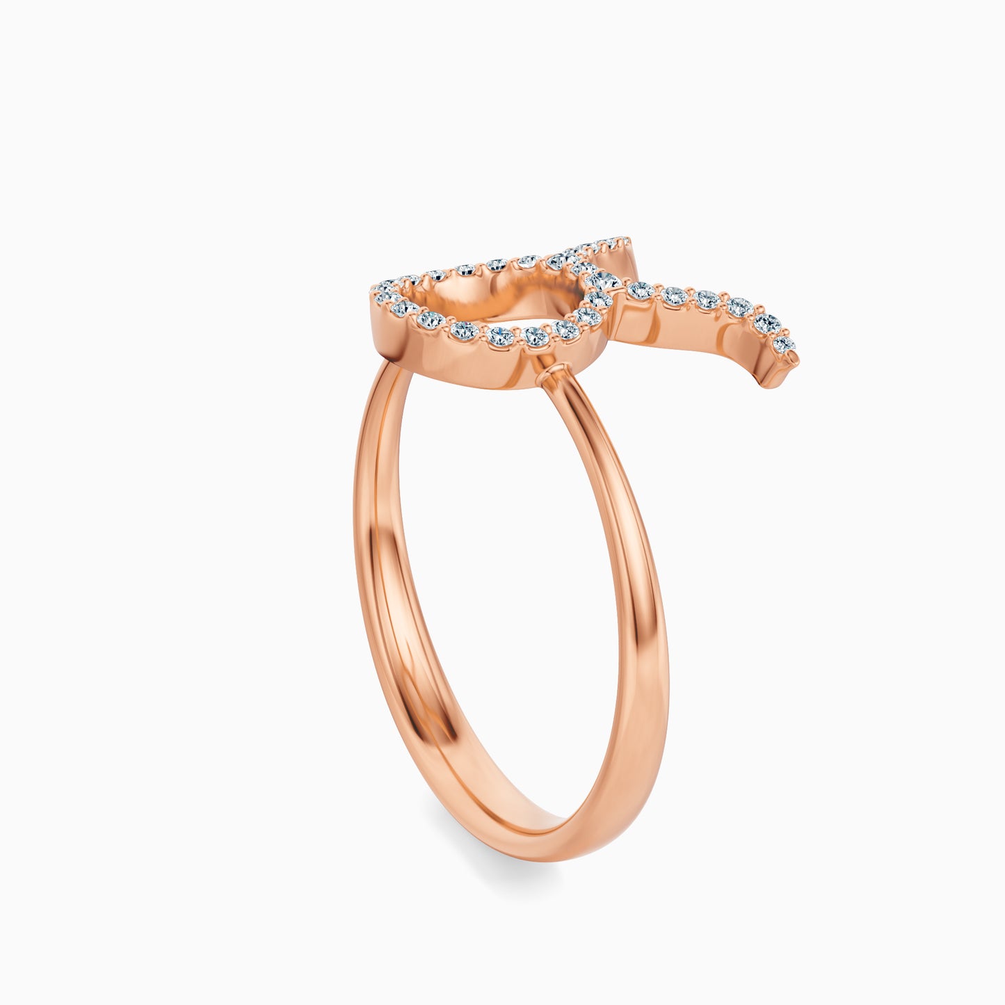 Large Diamond Taurus Ring