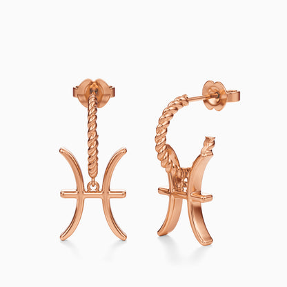 Large Pisces Dangle Earrings