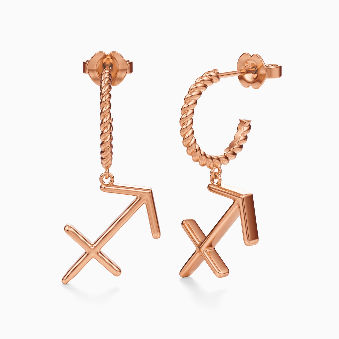 Large Sagittarius Dangle Earrings