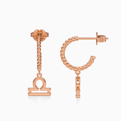 Libra Dangle Earrings