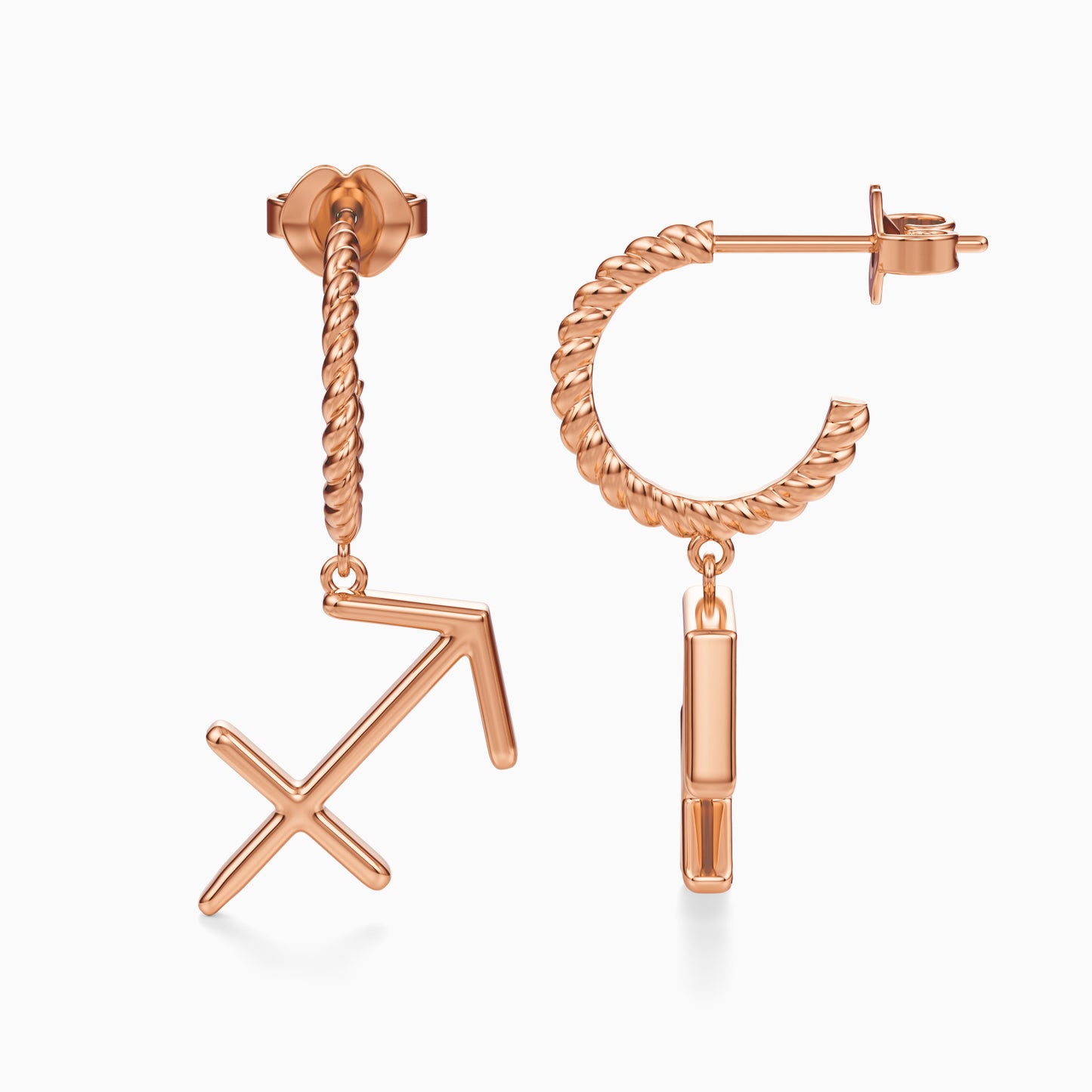 Large Sagittarius Dangle Earrings