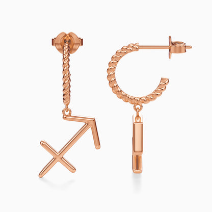 Large Sagittarius Dangle Earrings