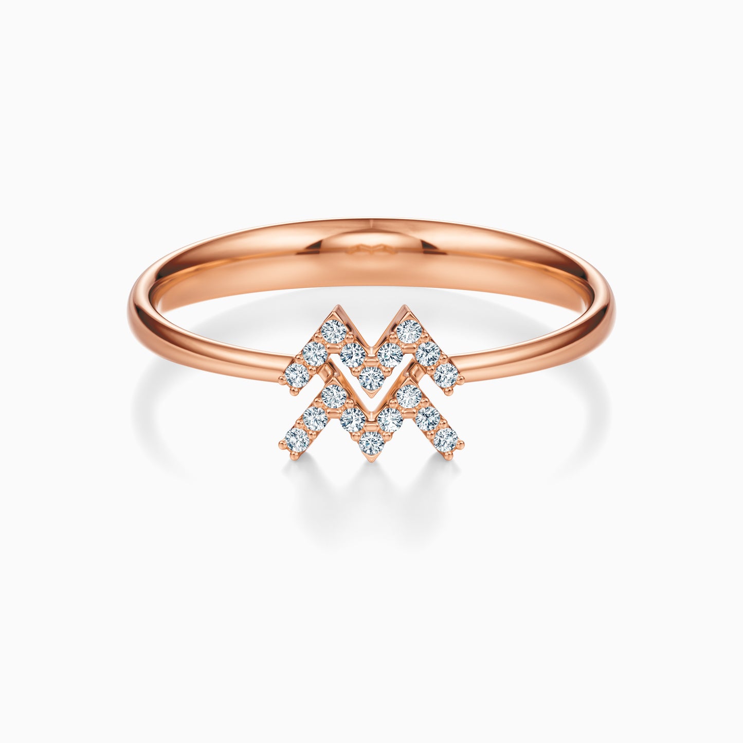 Diamond Aquarius Ring