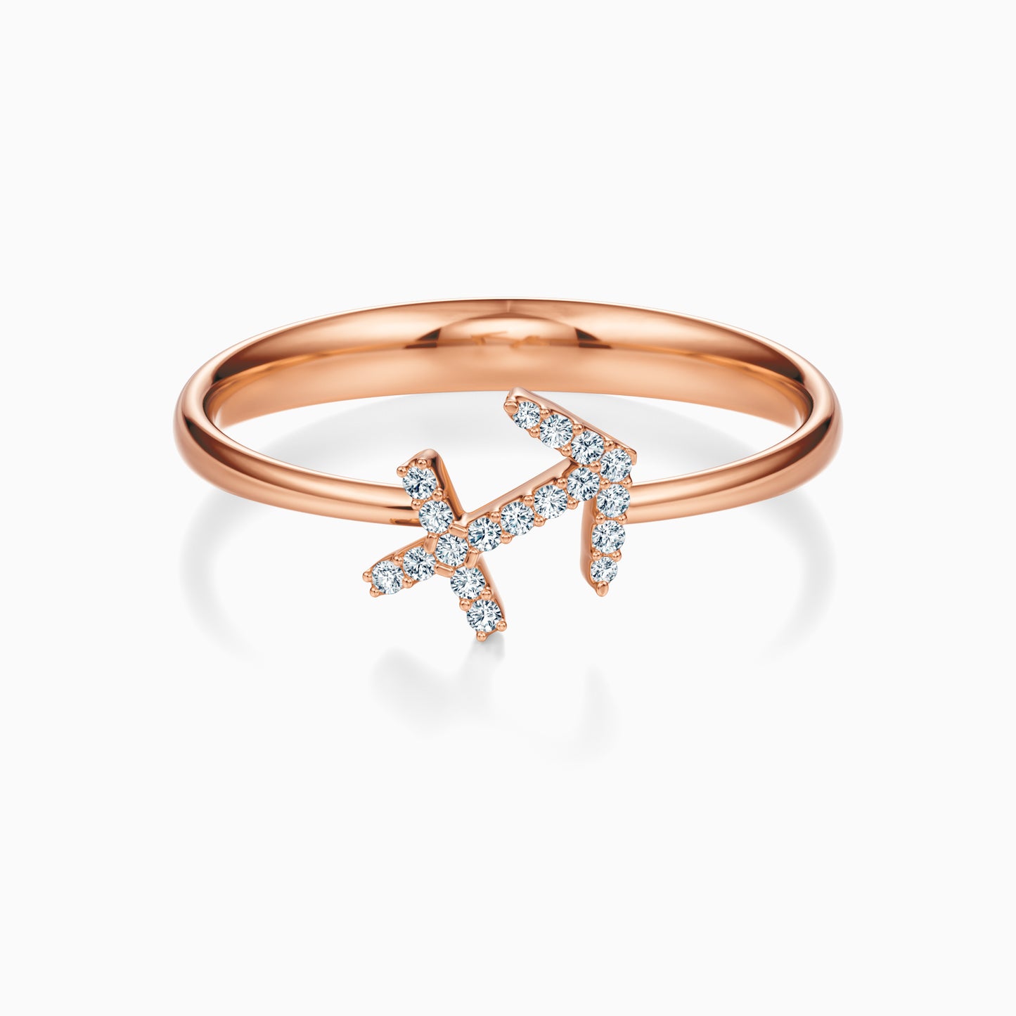 Diamond Sagittarius Ring