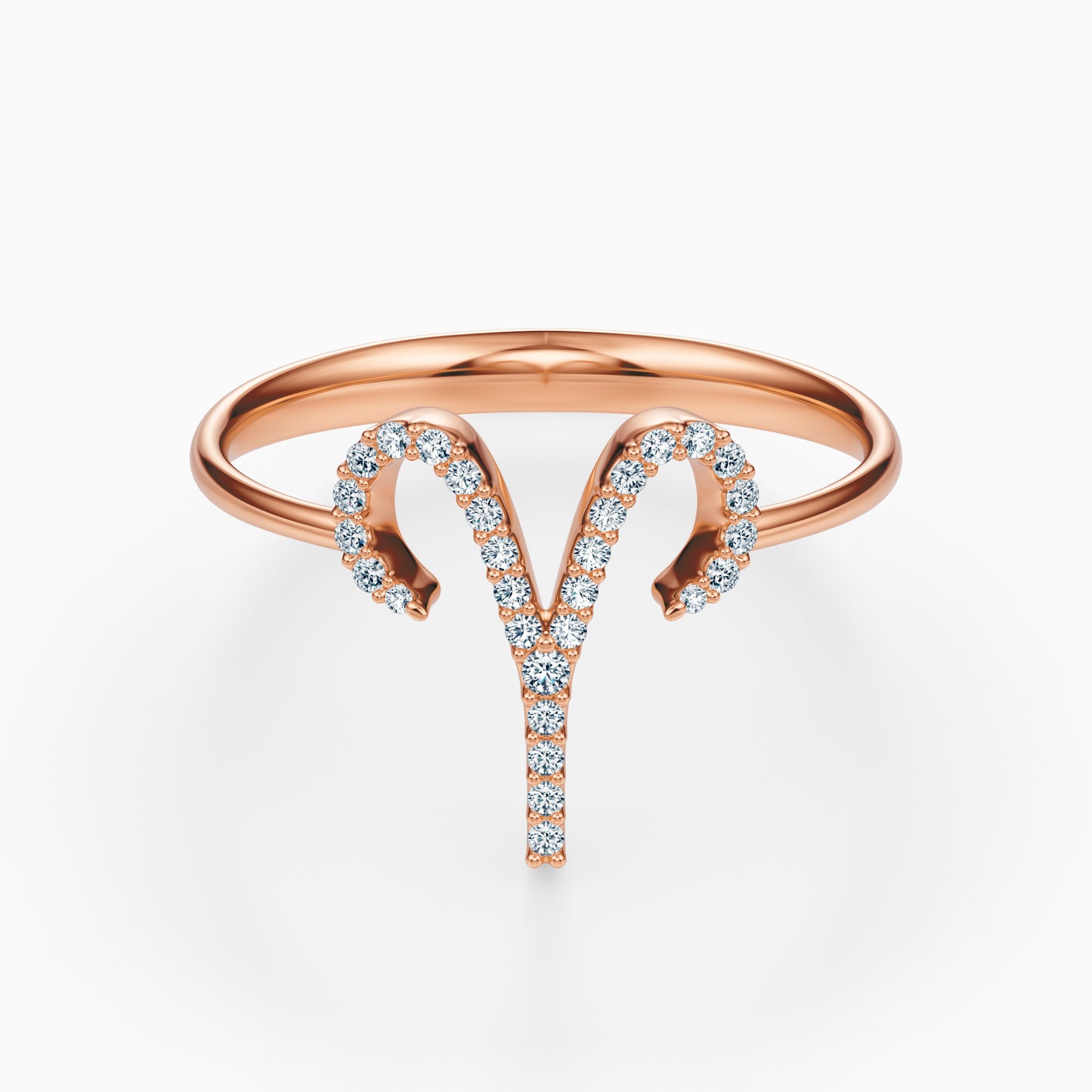 Large Diamond Aries Ring