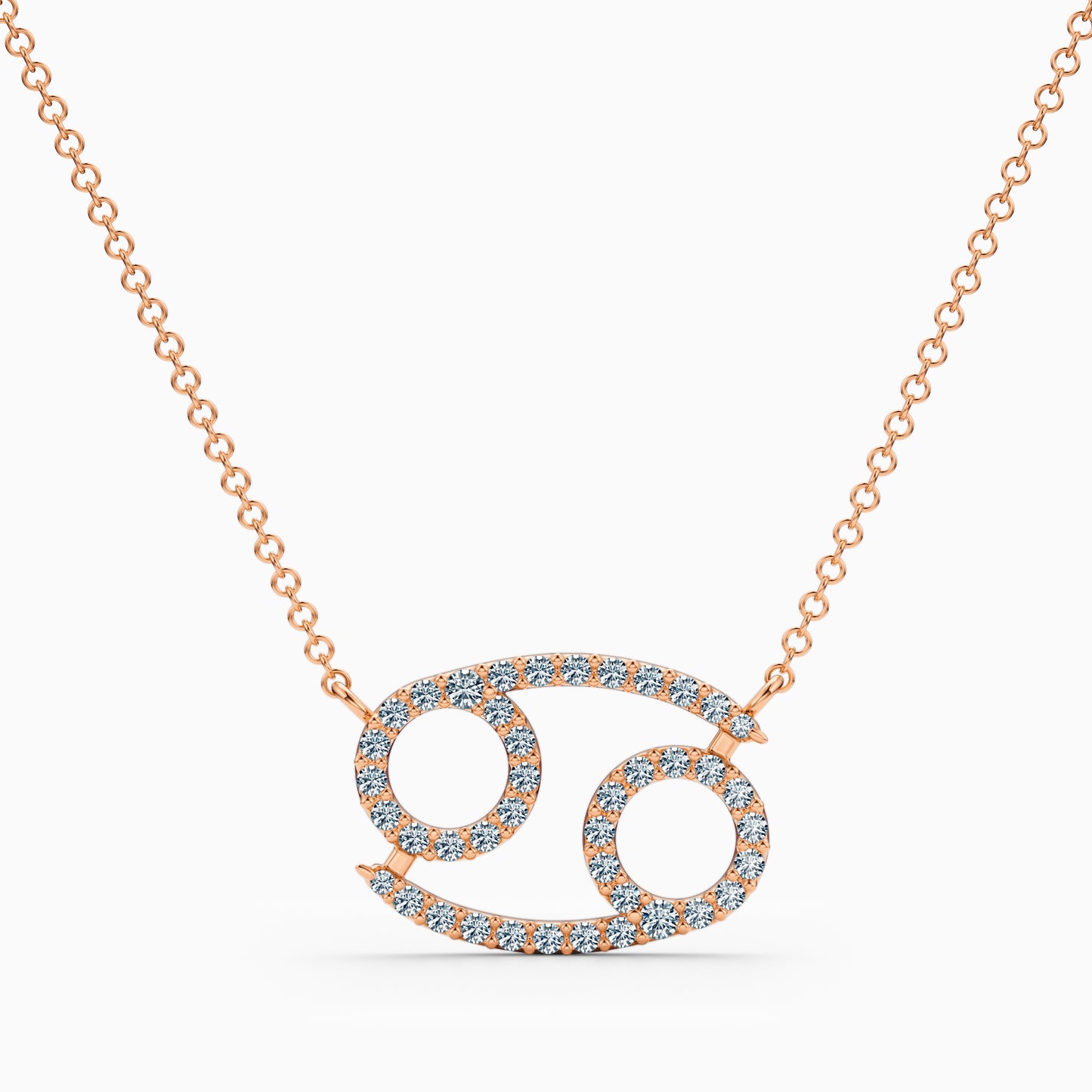 Large Diamond Cancer Necklace