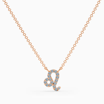 Diamond Leo Necklace