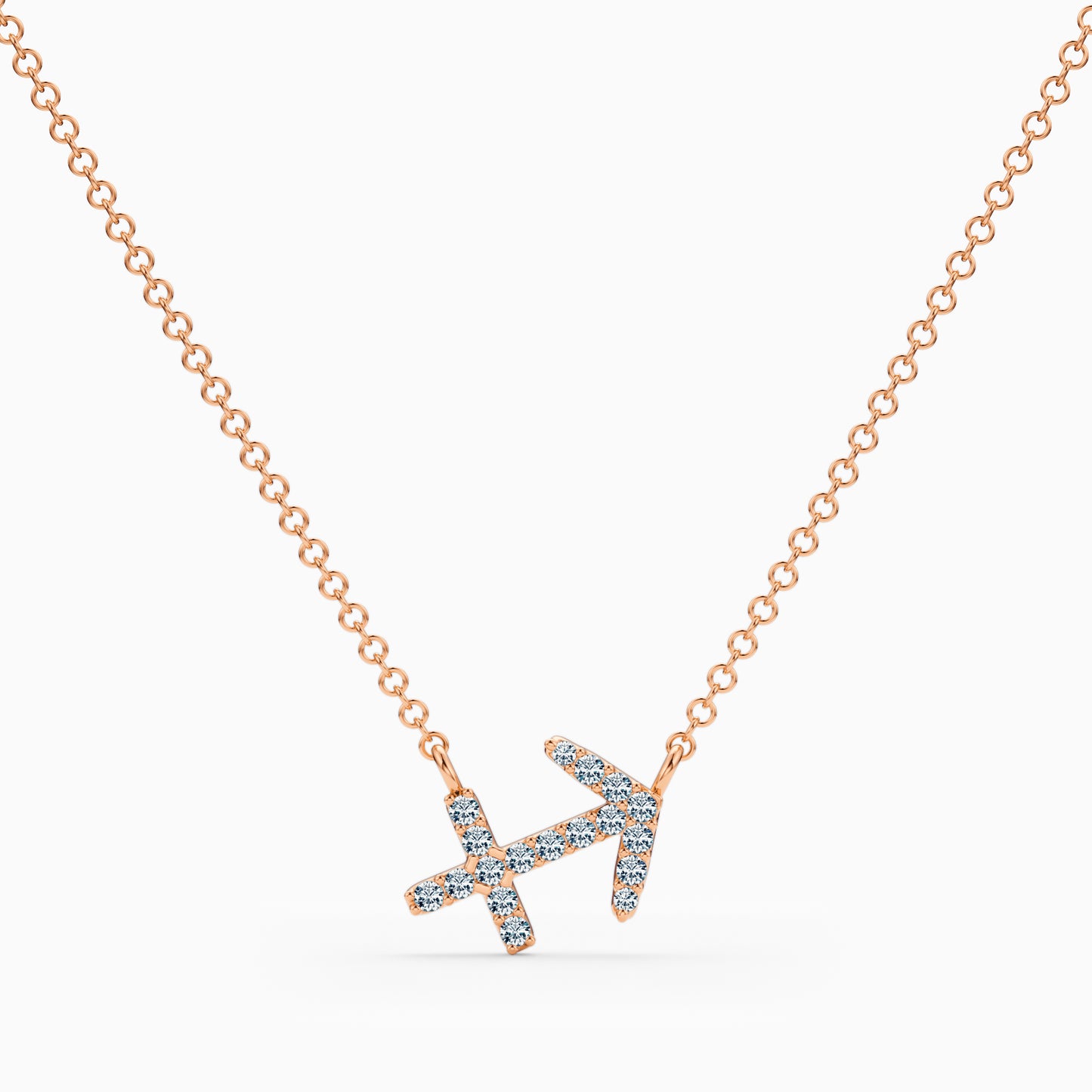 Diamond Sagittarius Necklace