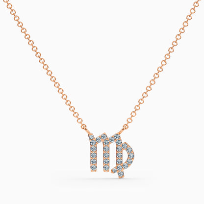 Diamond Virgo Necklace