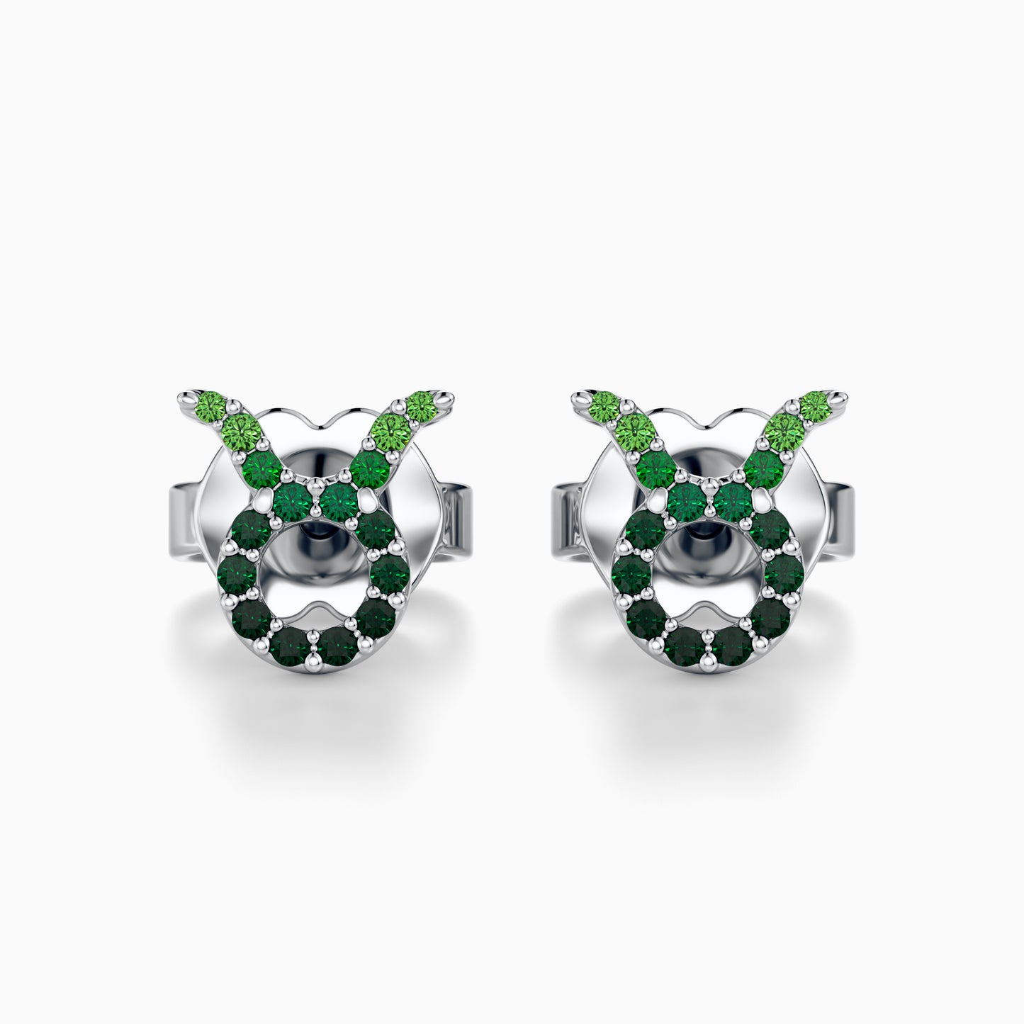 Sapphire Taurus Stud Earrings
