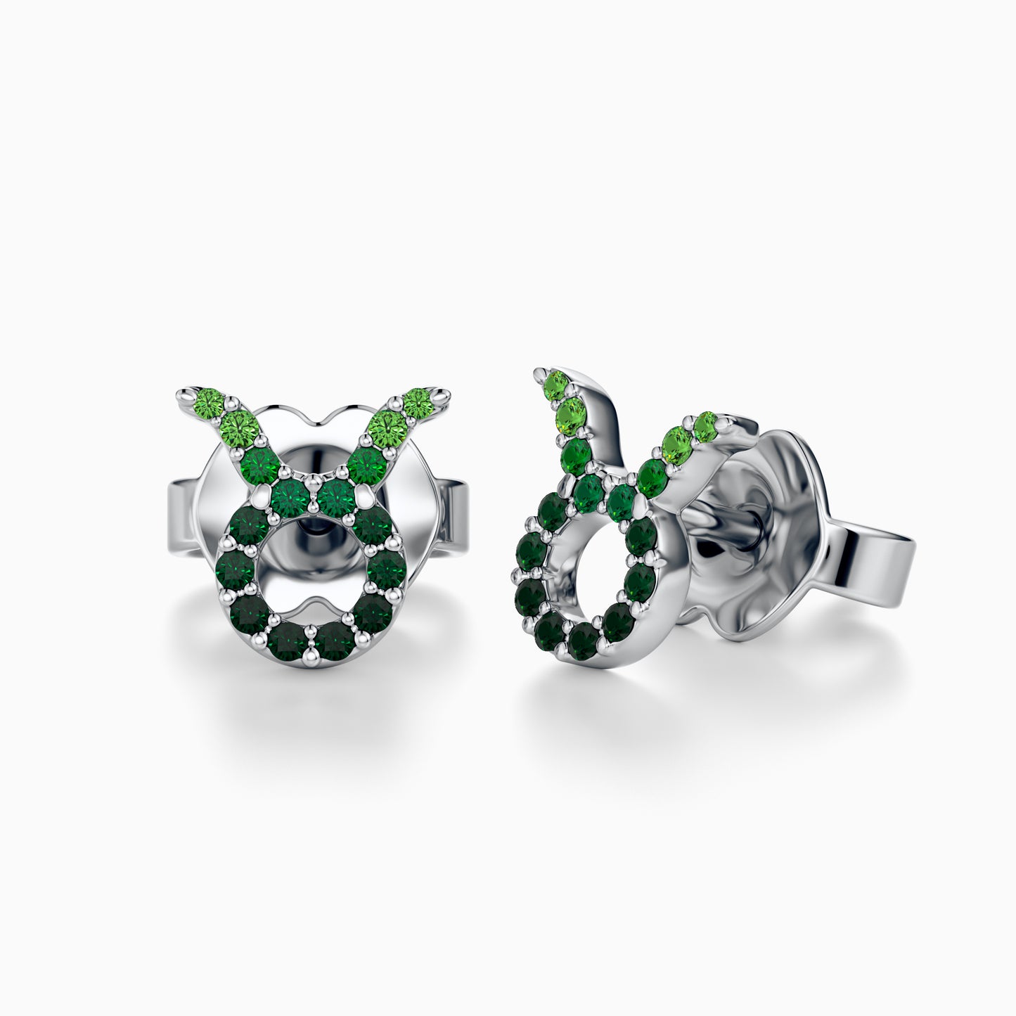 Sapphire Taurus Stud Earrings