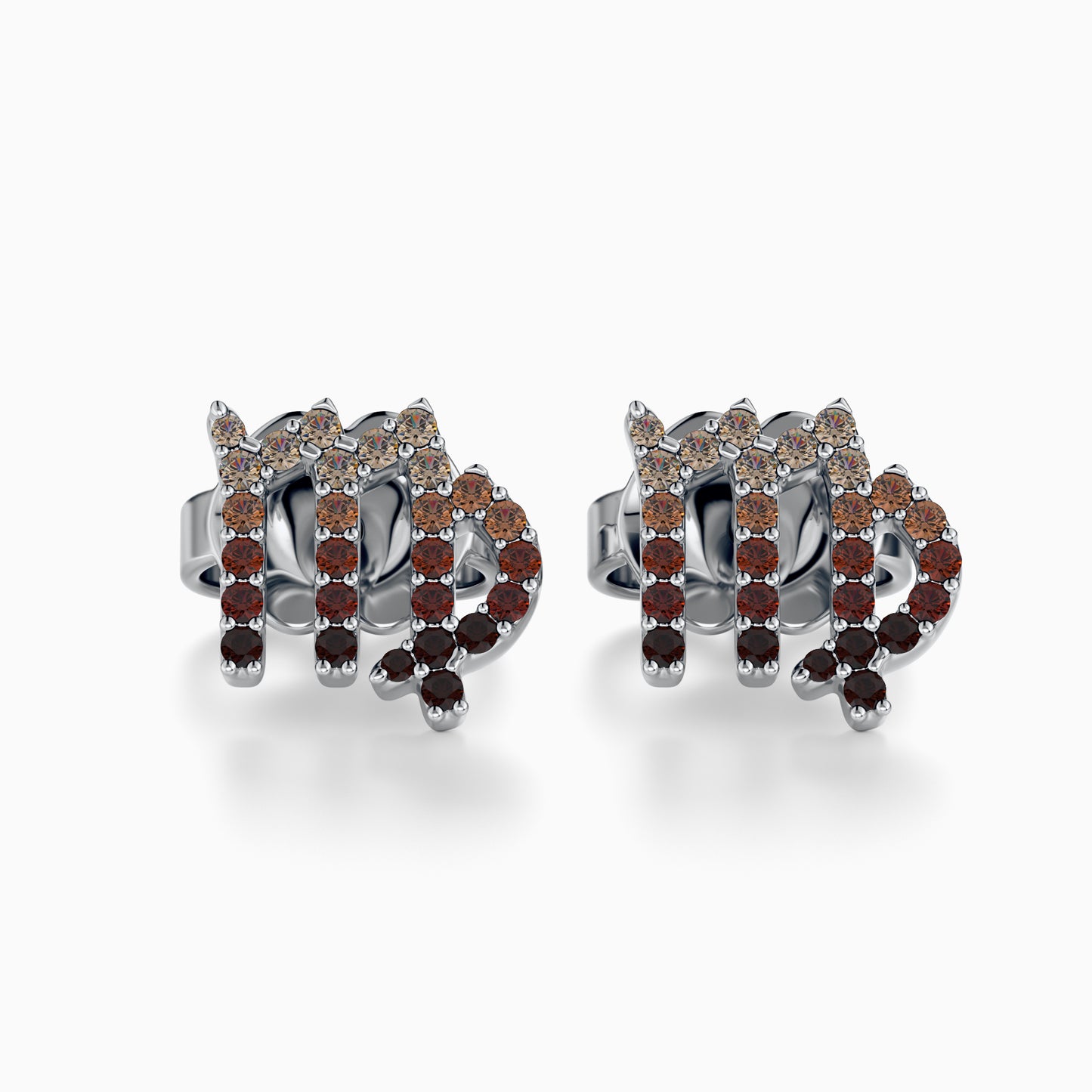 Sapphire Virgo Stud Earrings